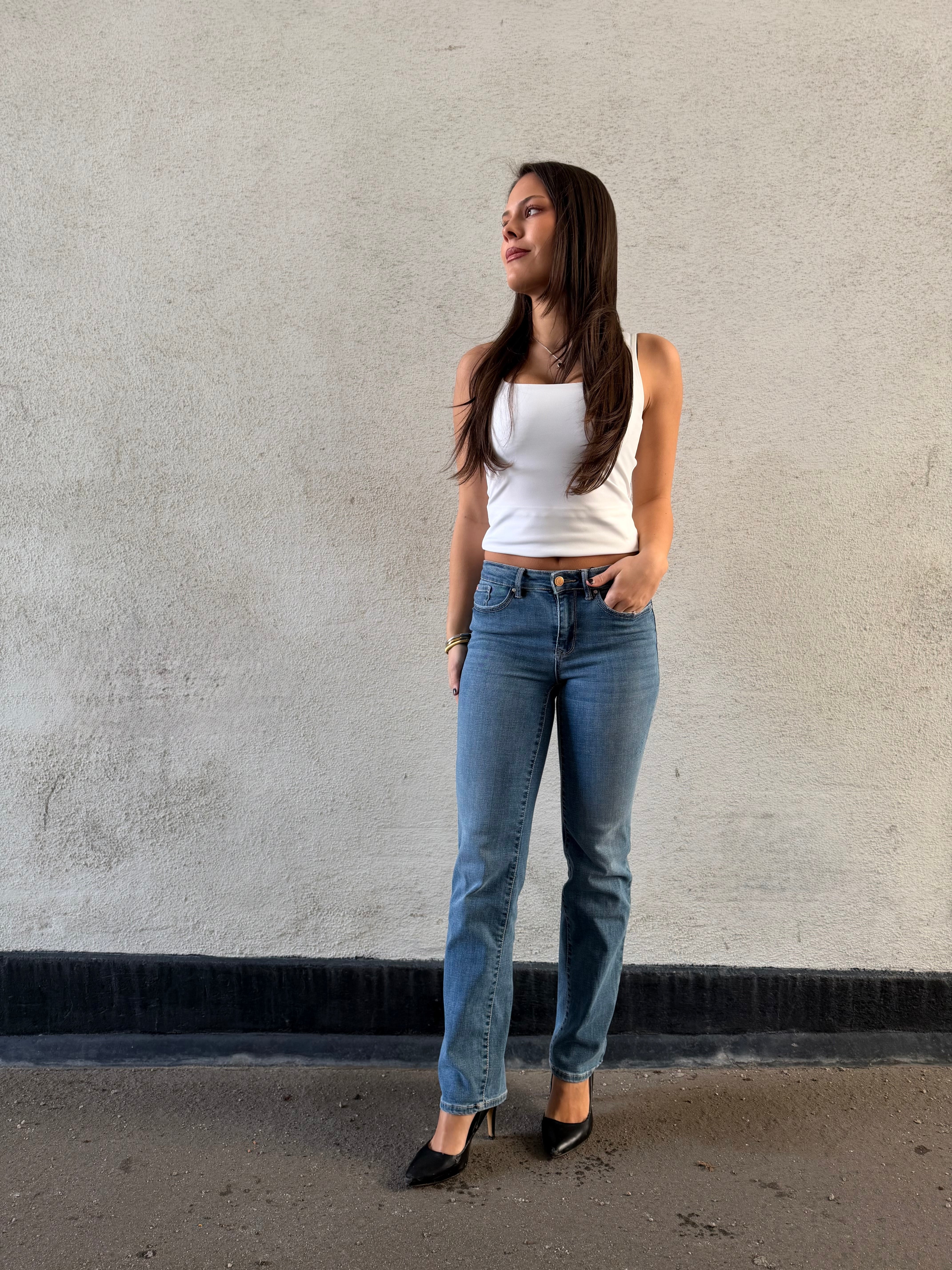 VMFLASH Jeans - Medium Blue Denim